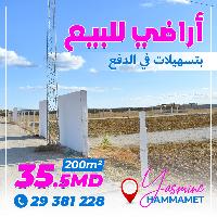 Terrain à vendre à Hammamet sud 