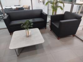 Salon noir à vendre