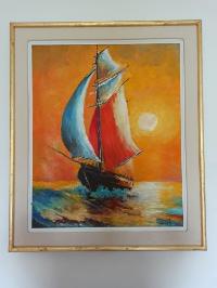 Tableaux de peintures à huiles sur toile