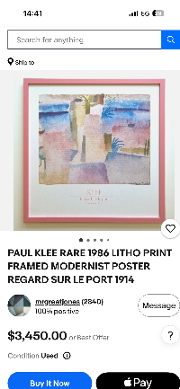  Vu vers port hamamet  Paul klee